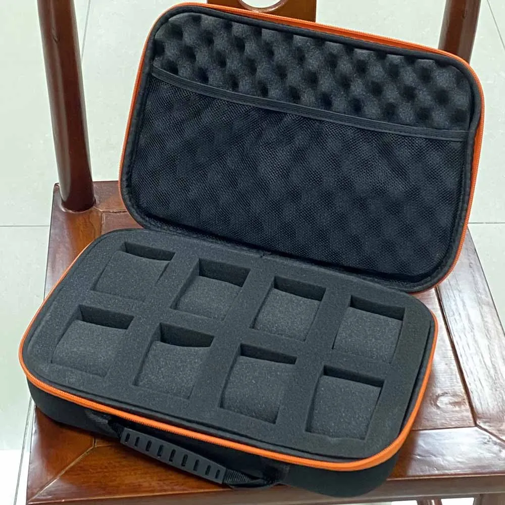 EVA Shockproof Camera bag With Foam Customized Outdoor Travel Zipper Case For Car Battery Tool Accessories Storage Case