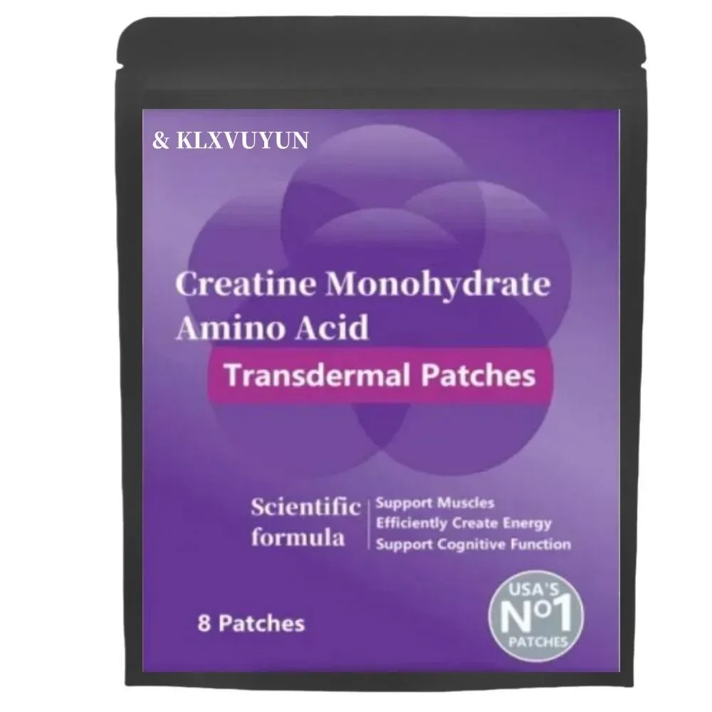 

Creatine Monohydrate, Amino Acid - Support Muscles, Cellular Energy And Cognitive Function - Transdermal Patches Made In The Usa