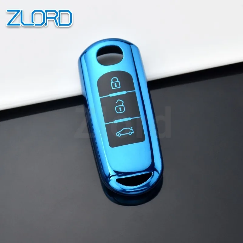 TPU Car Key Case Key Protector Car Key Cover Holder for Mazda 2 3 5 6 BL BM GJ Atenza Axela Demio CX-3 CX3 CX-5 Protection