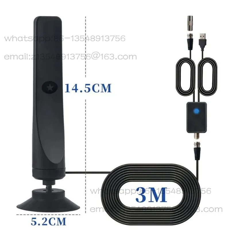 4K UHD Digital TV Antenna Amplifier Signal Booster Indoor 50
