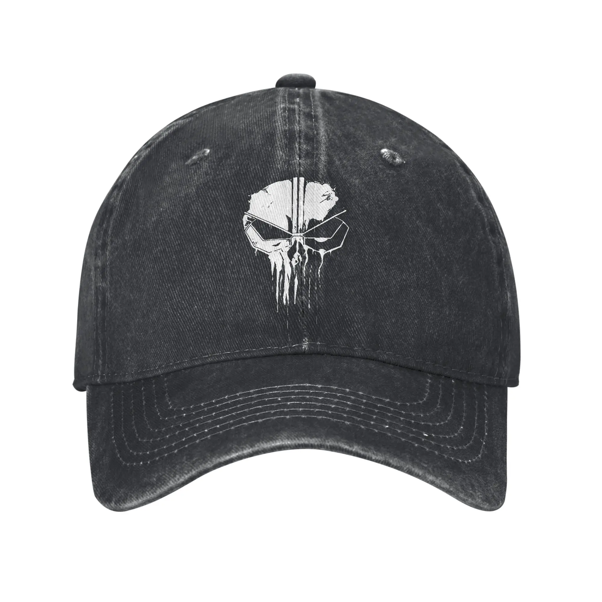 Punisher Punishment Baseball Caps Casual Distressed Washed  Sun Cap Unisex Style Outdoor Running Golf Adjustable Hats Cap