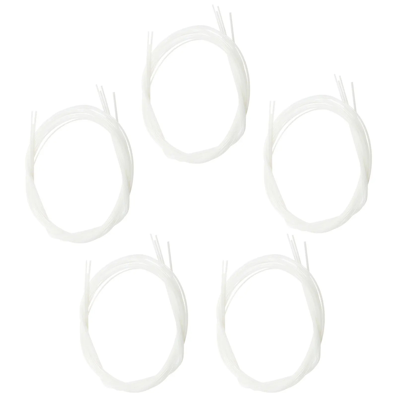 

5 Sets 21 23 26 Inch White Ukulele Nylon Strings High Quality Durable Excellent Pitch Bright Sound Ukulele Accessories Fiddle