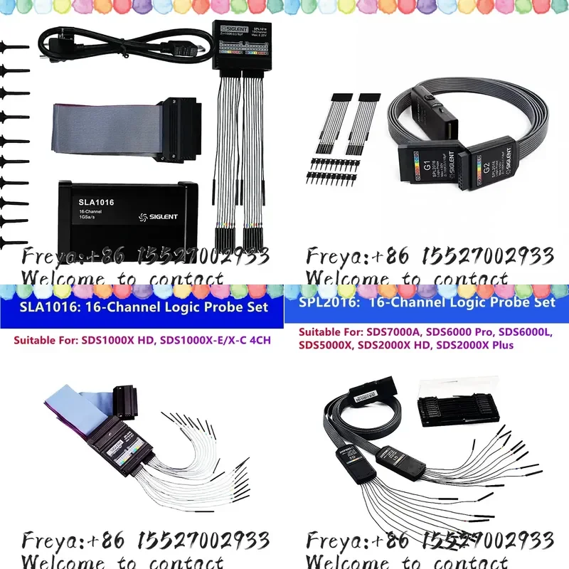 SIGLENT SLA1016 SPL2016 SPL3016 Oscilloscope 16 Channel Logic Probe Set SDS1000X SDS2000X Oscilloscope Logic Probe