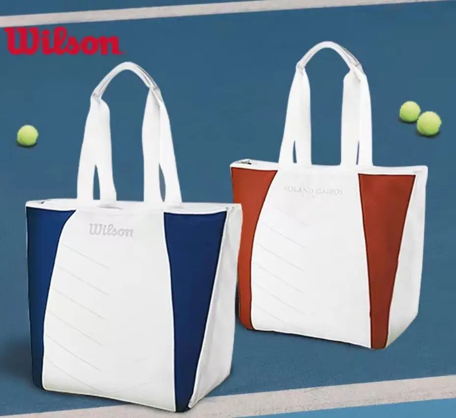 

Wilson Original Tennis Bag Shoulder bag handbag Large Capacity Tennis Racket Bag Fashion Female Sporting Bag