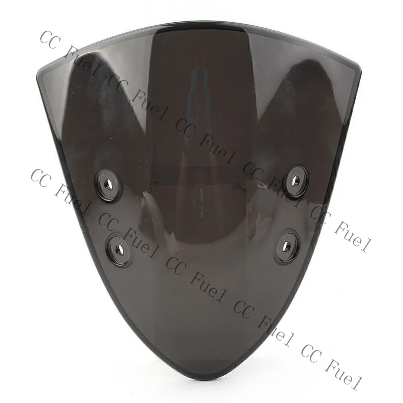 C+ Windscreen Windshield Wind Screen Motorcycle Black for Kawasaki ER-6N 2012-2014
