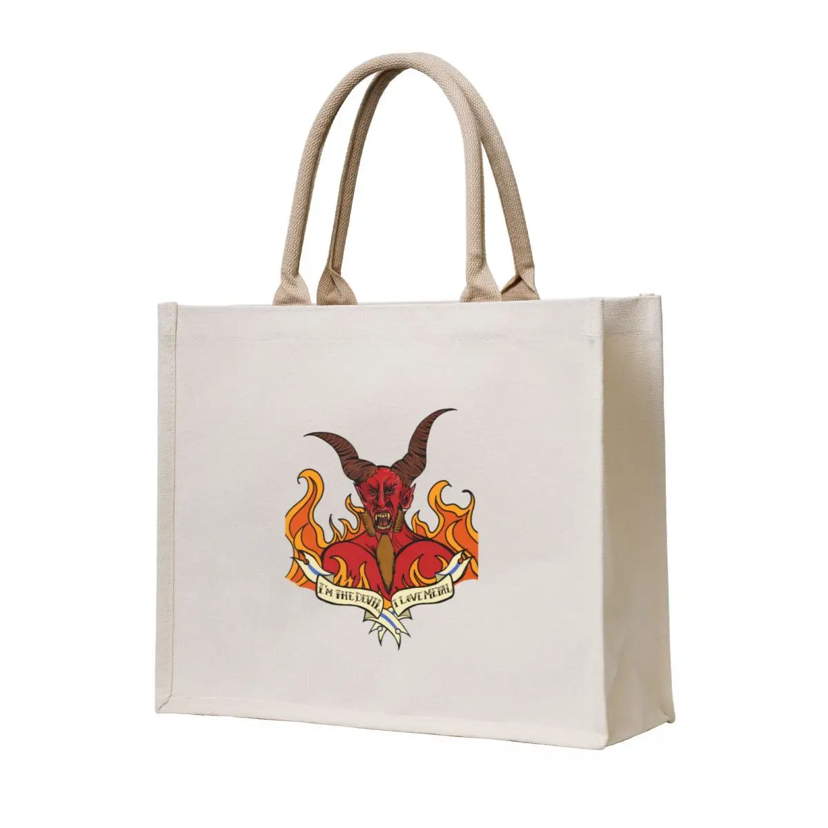 

Metal Devil Dave Grohl Tote Bag bags luxury women Gift bags Big bag women