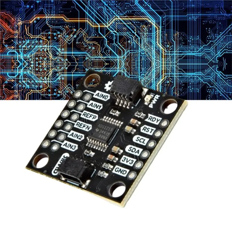 AT82-SPX-23455 Qwiic 24-Bit ADC Analog-To-Digital Converter