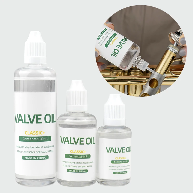 30ml 50ml 100ml Small Instrument Oil Brass Instrument Lubricant Key Piston French Horn Trombone Brass Instrument Universal Anti-Rust Maintenance Oil Valve Oil