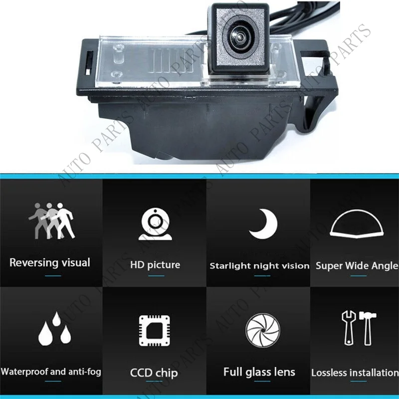 A+ 170° CCD Car Rear View Reverse Parking Backup Camera For Hyundai IX35 2009-2015