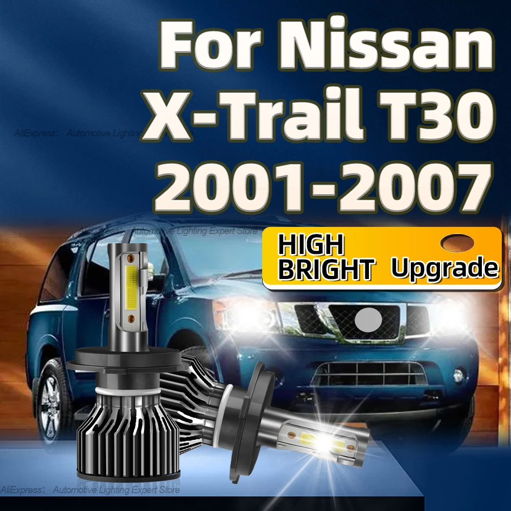 

Led Car Headlights 25000LM Canbus H4 Turbo Lamp 6000K White 12V For Nissan X-Trail T30 2001 2002 2003 2004 2005 2006 2007