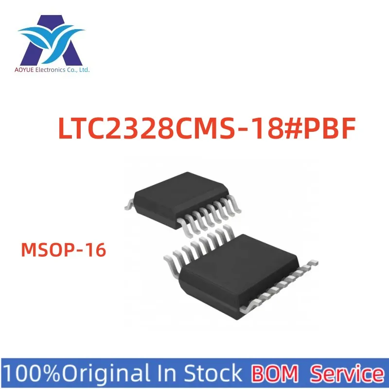 

100%Original New IC LTC2328CMS-18#PBF LTC2328CMS-16#TRPBF LTC2328 2328 SPI 1MHz 18-bit 5V Analog to digital conversion chip ADC