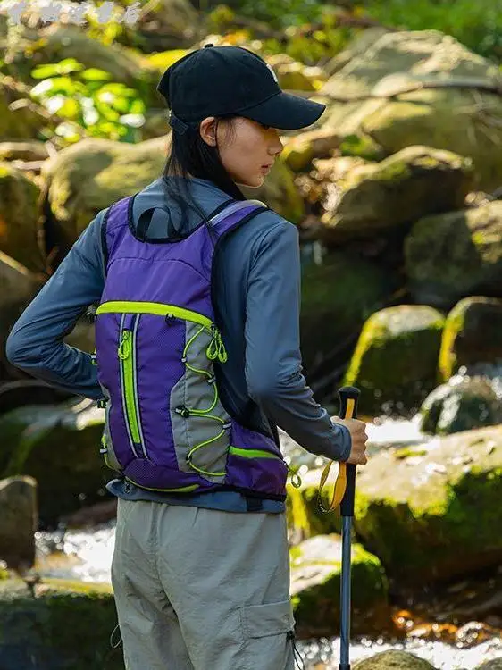 高性能ハイキングバックパックアウトドア登山折りたたみ式ウォーターバッグダブルショルダー0リットル容量サイクリングランニングバッグ