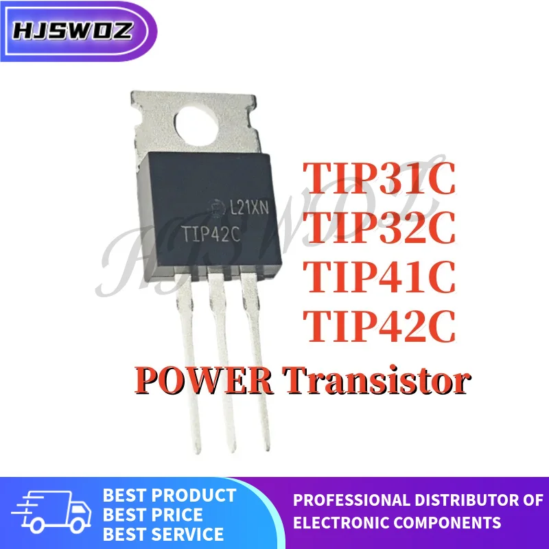 20PCS TIP42C TIP32C TIP31C TIP41C TO-220 TIP IC Power Transistor Electronic Components Brand New In Stock