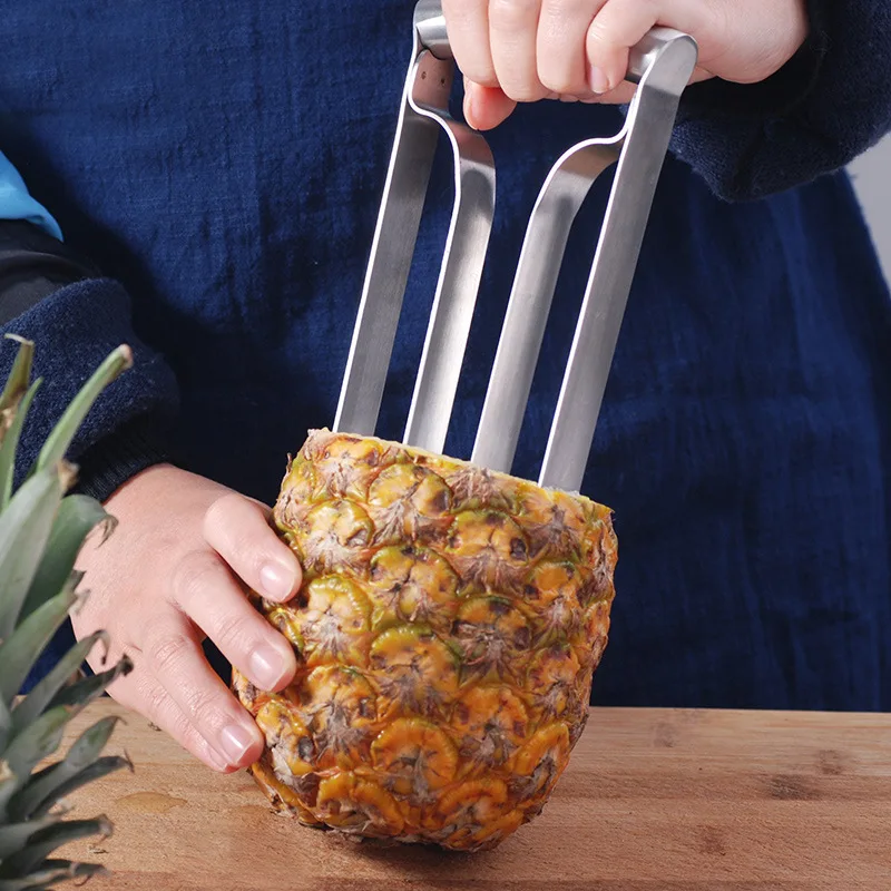 

Pineapple Corer Cutter Stainless Steel Safe Fruit Peeler Tool Remover Slicer for Kitchen Gadget Professional Slicer Fruit Tools