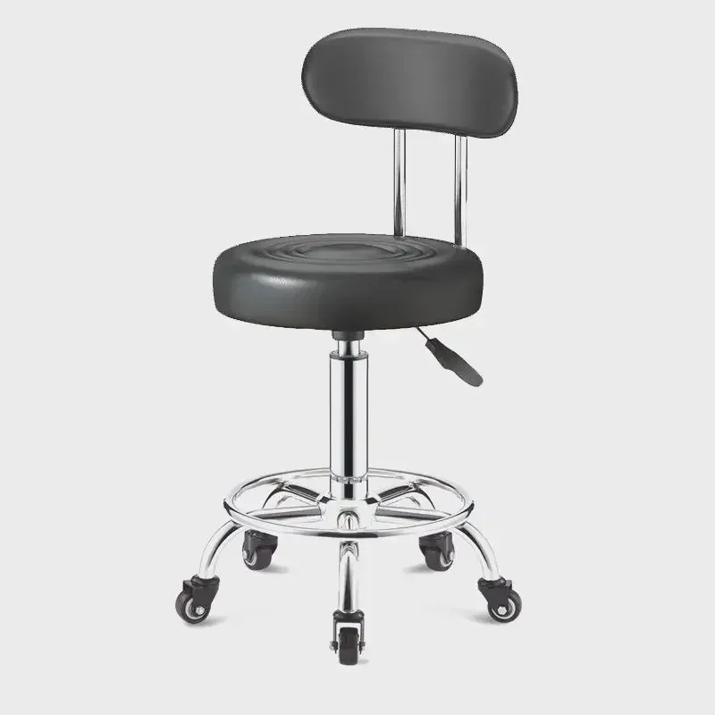 

Minimalist Bar Back chair Round Swivel chair Lifting beauty stool Barber shop stool