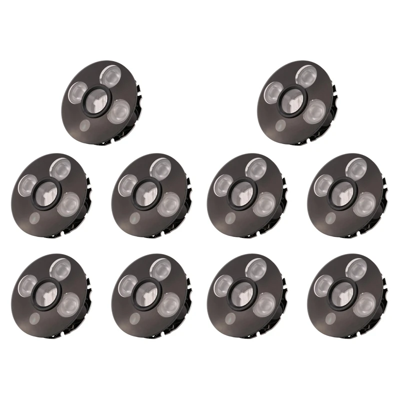 

FULL-10X 3 Array IR Led Spot Light Infrared 3X IR LED Board For CCTV Cameras Night Vision (53Mm Diameter)