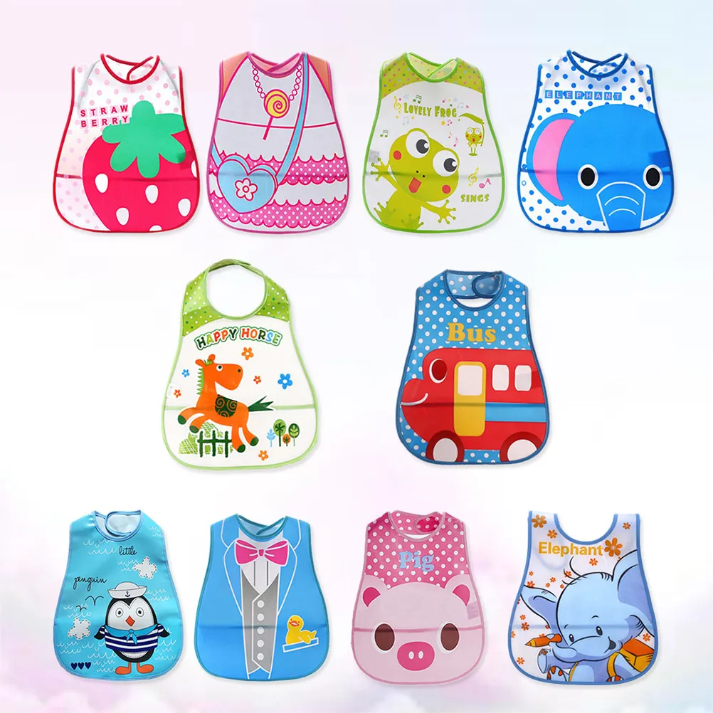 10 Pcs Baby Drool Bibs Food Fe - Feeding Baby Food review and price