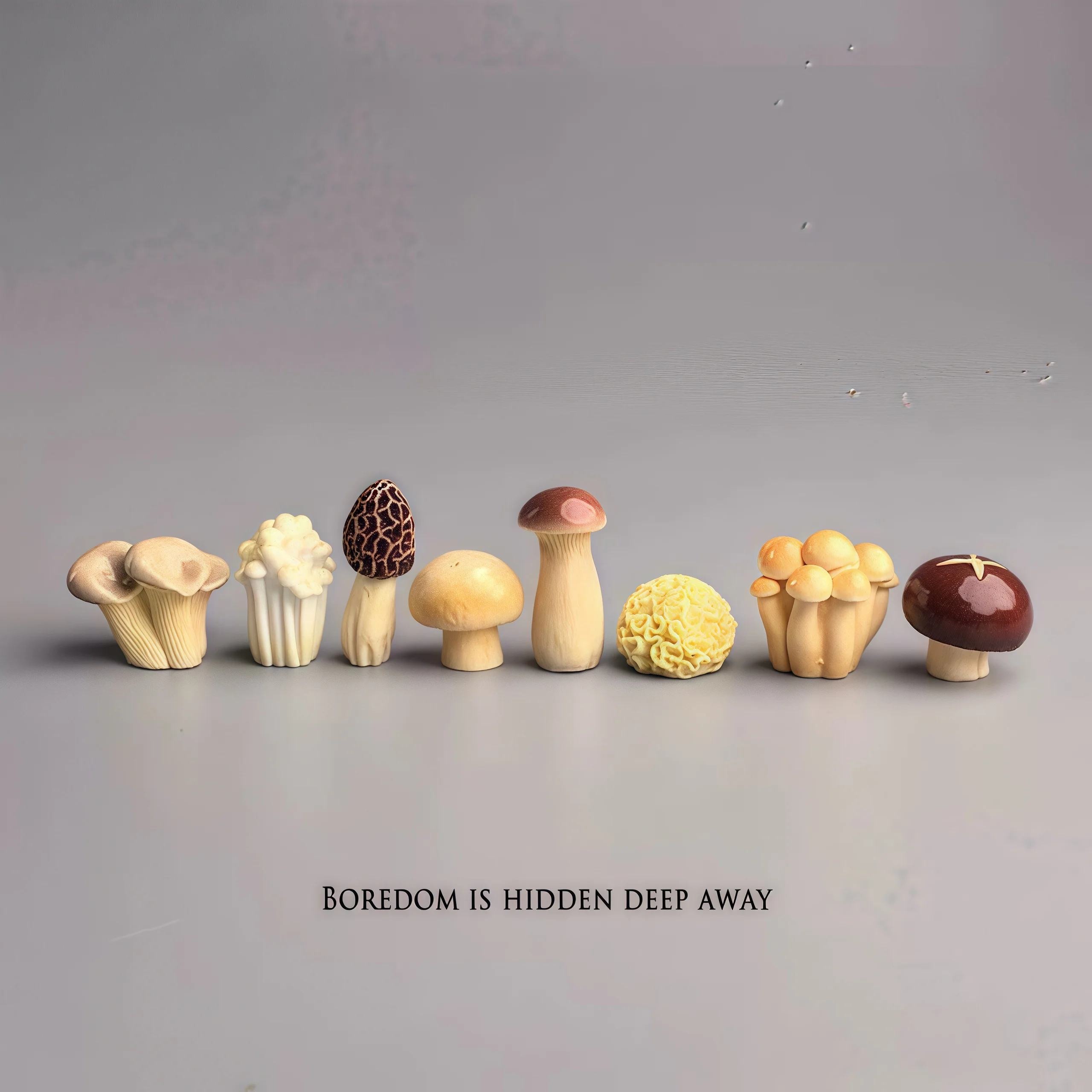 Place a few cute mushrooms to heal your computer desktop and create a Japanese-style office desk decoration