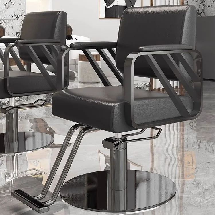 AOLIVIYA Salon Barber Chair Beauty Manicurist Nail Chair Professional Hairdressing Stool Hydraulic Rotatable Dyeing Lift Seat