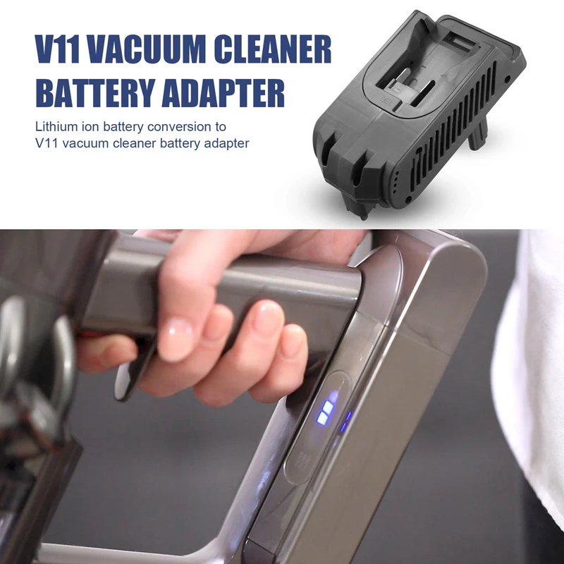 Battery Adapter For Milwaukee 18V Li-Ion Battery Convert To For Dyson V11 Vacuum Cleaner MIL18V11