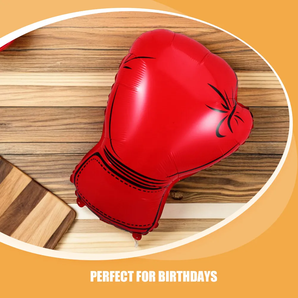 12pcs Boxing Glove Balloons – Punching Bag Design, Inflatable Sports Party Decor for Birthday, Wrestling Theme