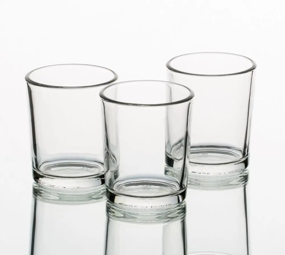 

Set of 144 Clear Glass Votive Candle Holders Premium Quality Glass Provides Classic Beauty in Your Home or Event Space