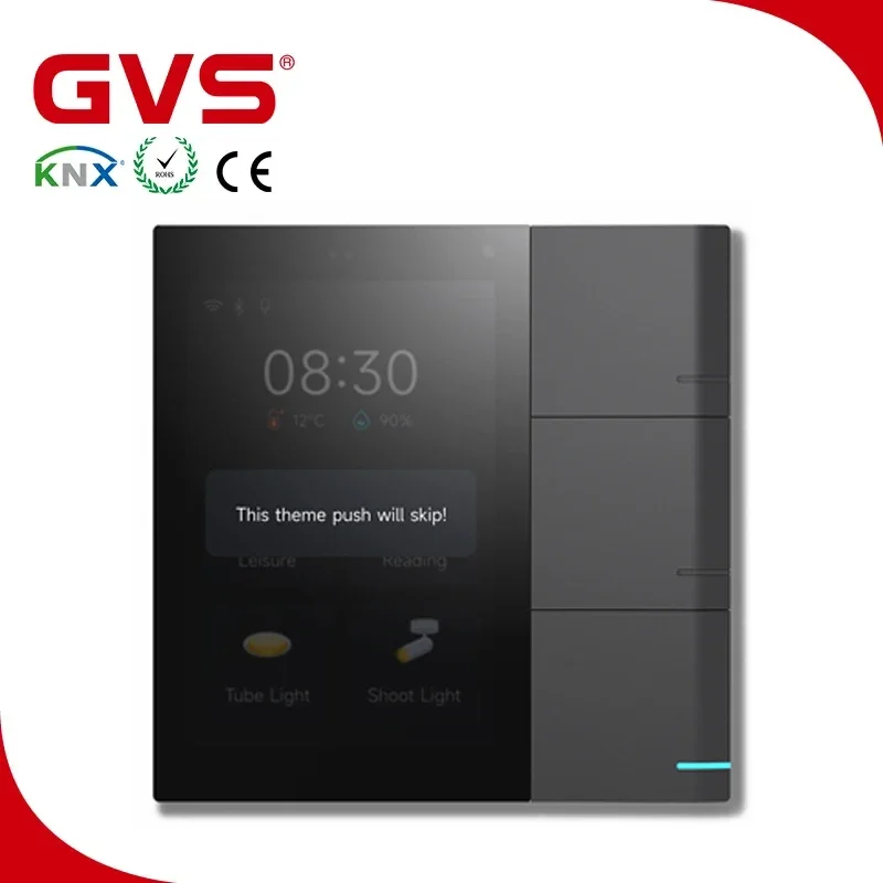 2024 KNX/EIB GVS KNX Smart Home Products SIP Video Intercom Phone KNX Touch Screen Panel Keypad Home Automation Smart Touch S3