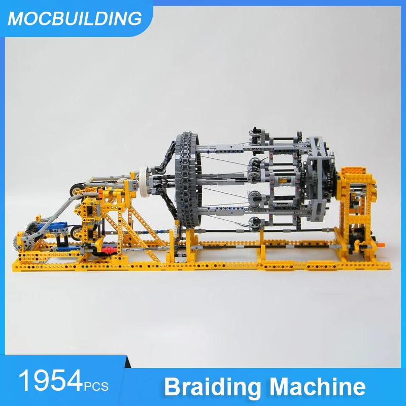 MOC Building Blocks Braiding Machine GBC Model DIY Assemble Bricks Educational Creative Collection Display Toys Gifts 1954PCS