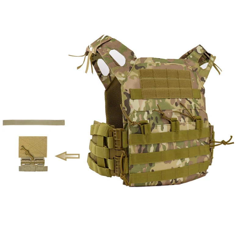 JPC 600D Hunting Tactical Vest Molle Board Magazine Air Gun Color Bullet CS Outdoor Sports Protection Lightweight Vest