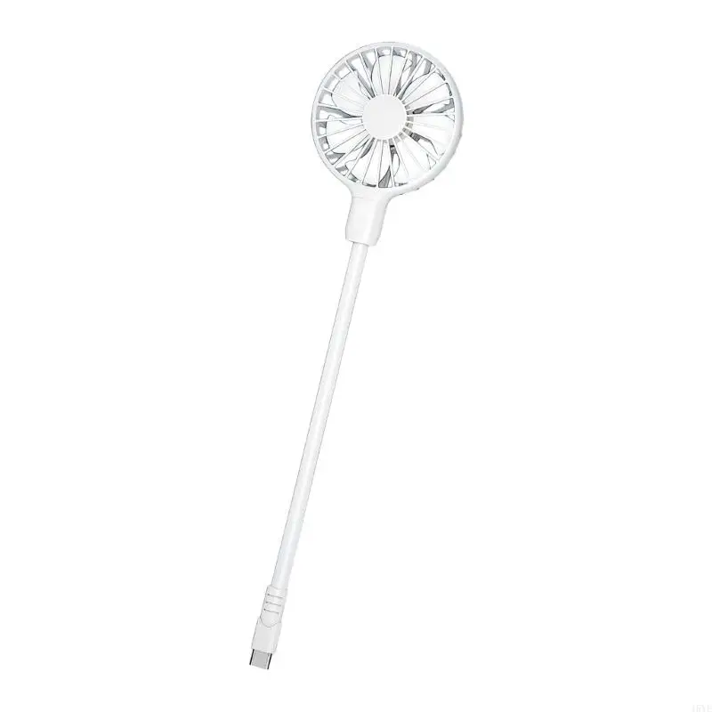 Type C Plug Fan Low Noise Portable Fan 360 Degree Adjustable Cooling Fan for Indoor