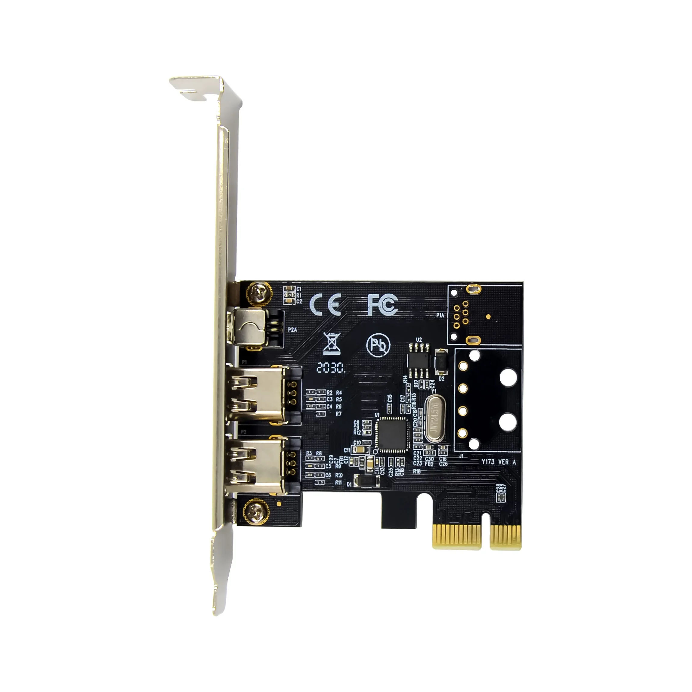 PCIe X1 3 Ports Firewire 4pin 9pin Expansion Card PCI Express 1394B 1394A VIA VT6315 Chipset Adapter PCI-E 1X to 1394 Soundcard