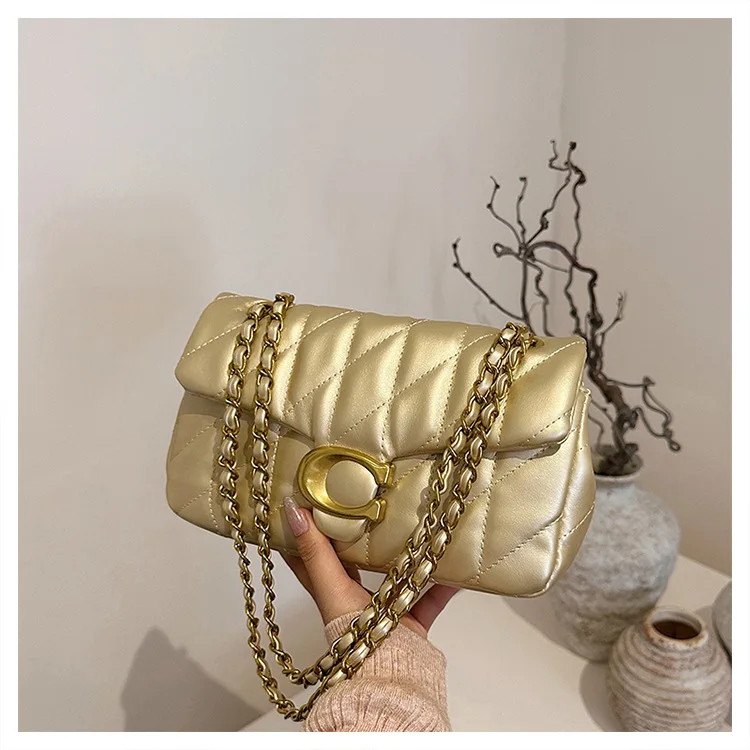 حقيبة شبكية ماسية متقدمة، حقيبة نسائية صغيرة عالية الجودة، حقيبة كروس صغيرة بنمط عطري، حقيبة جديدة، حقيبة كتف #4