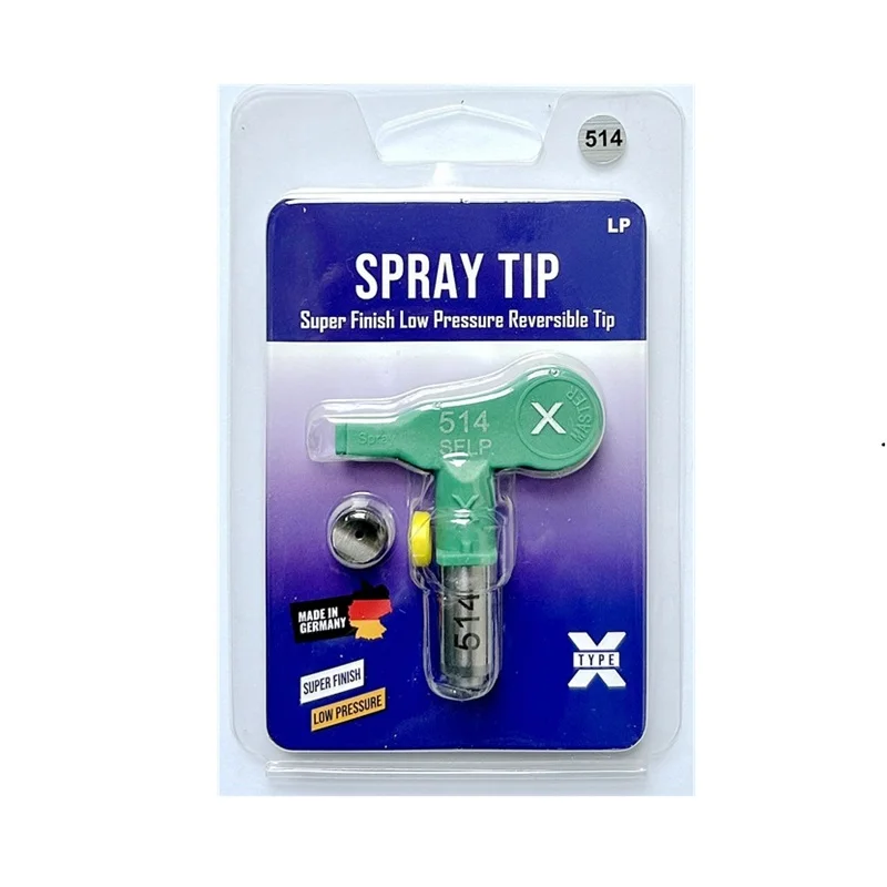 Super Finish Low Pressure SFLP Nozzle Reversible Spray Switch Tip