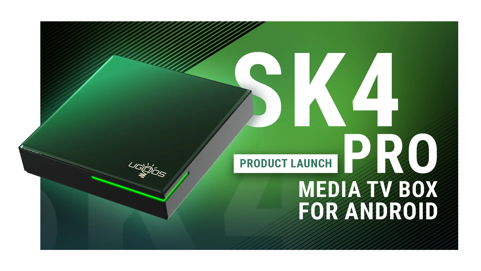 SK4 Pro Smart TV Box Android 14 Amlogic S905x5M-K LPDDR4 4GB 64GB 2.4G/5GWifi BT