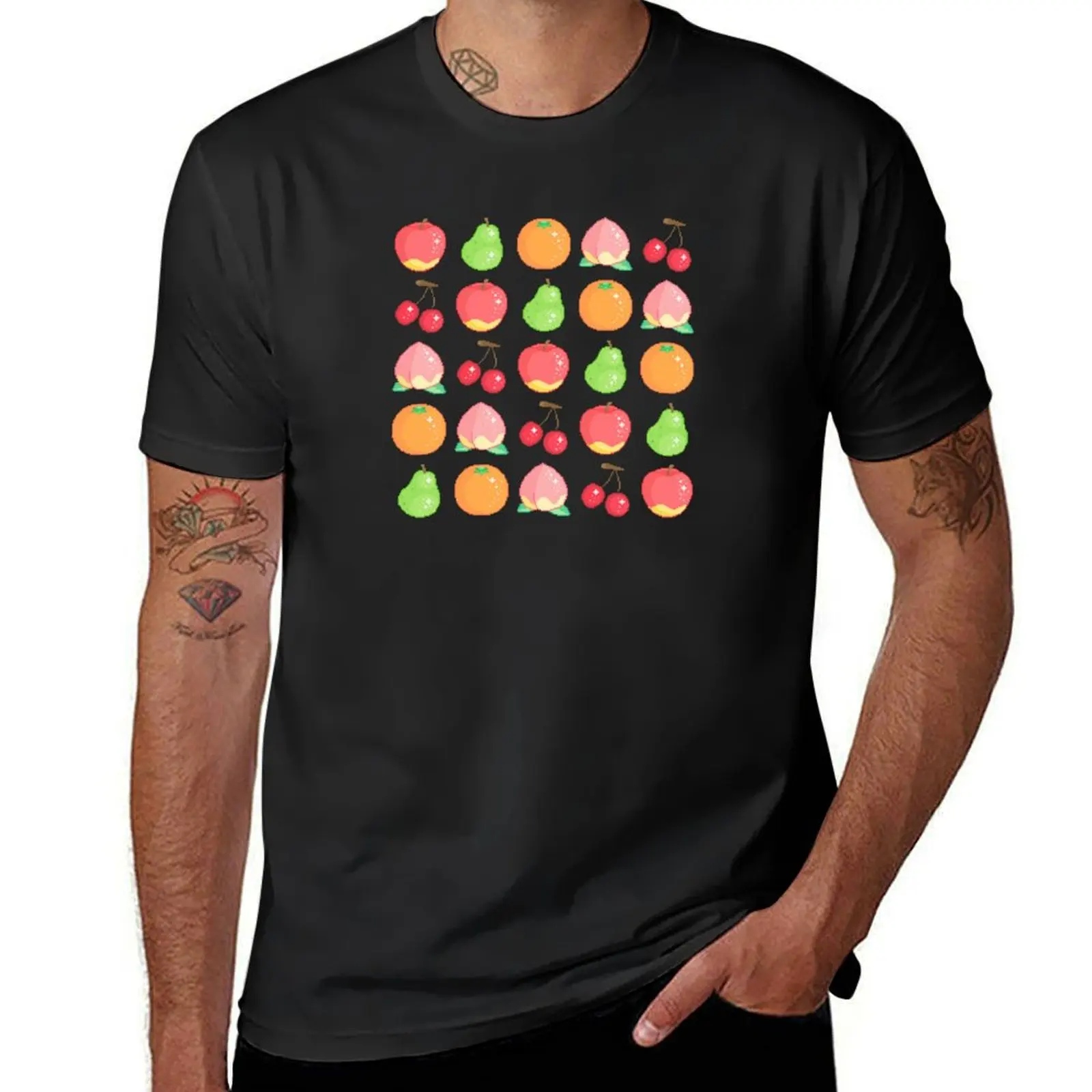 

ACNL Fruit T-Shirt animal prinfor boys quick-drying mens clothes