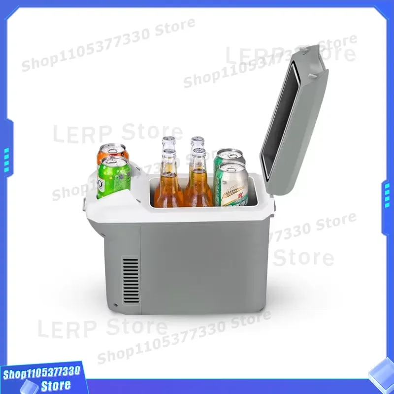 Factory Portable Car 12 volt Home 100V 220V 8L USB Output Mini Car Fridge Electric Cooler Box Refrigerators for Sale