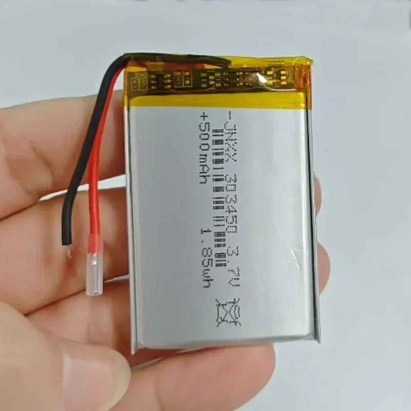 303450 Polymer Lithium Battery 3.7V 500mAh Mini Camera Suitable for MP3 GPS PSP Camera DVD MP4 MP5 Speaker Bluetooth Headset