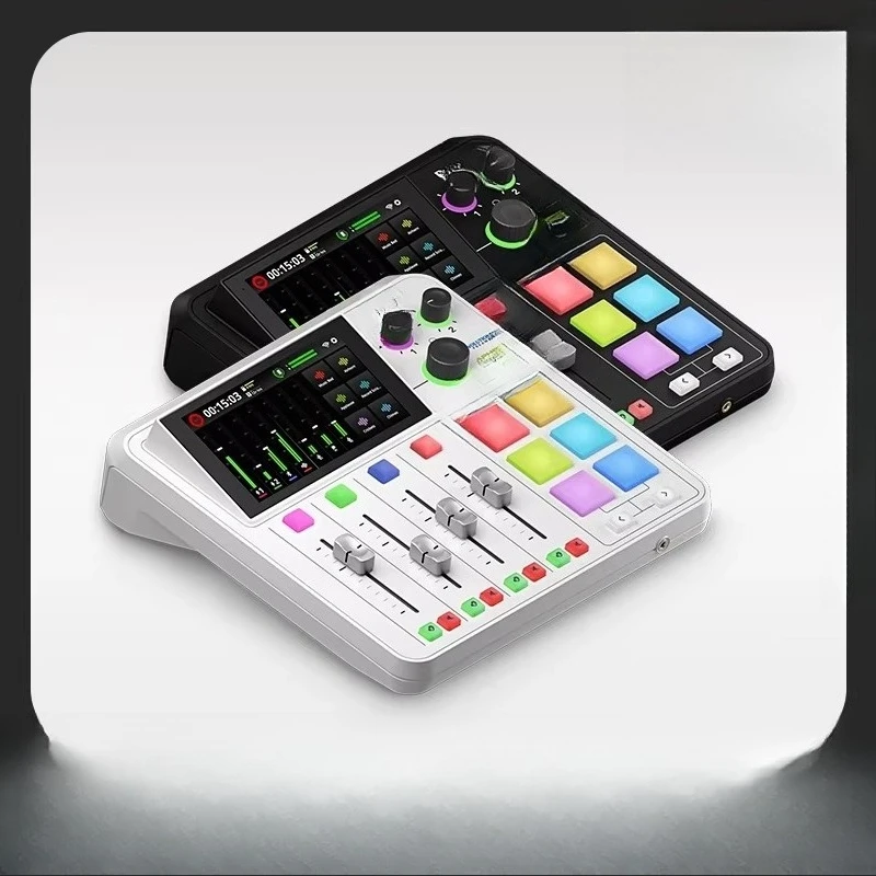 Caster Duo mixer, sound card, microphone, live recording, podcast, computer, mobile phone