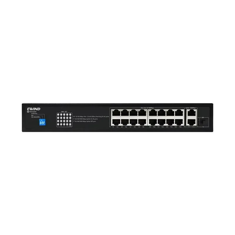 Hotselling 10/100/1000M sfp fiber router gigabit board rack 16 port poe network switch