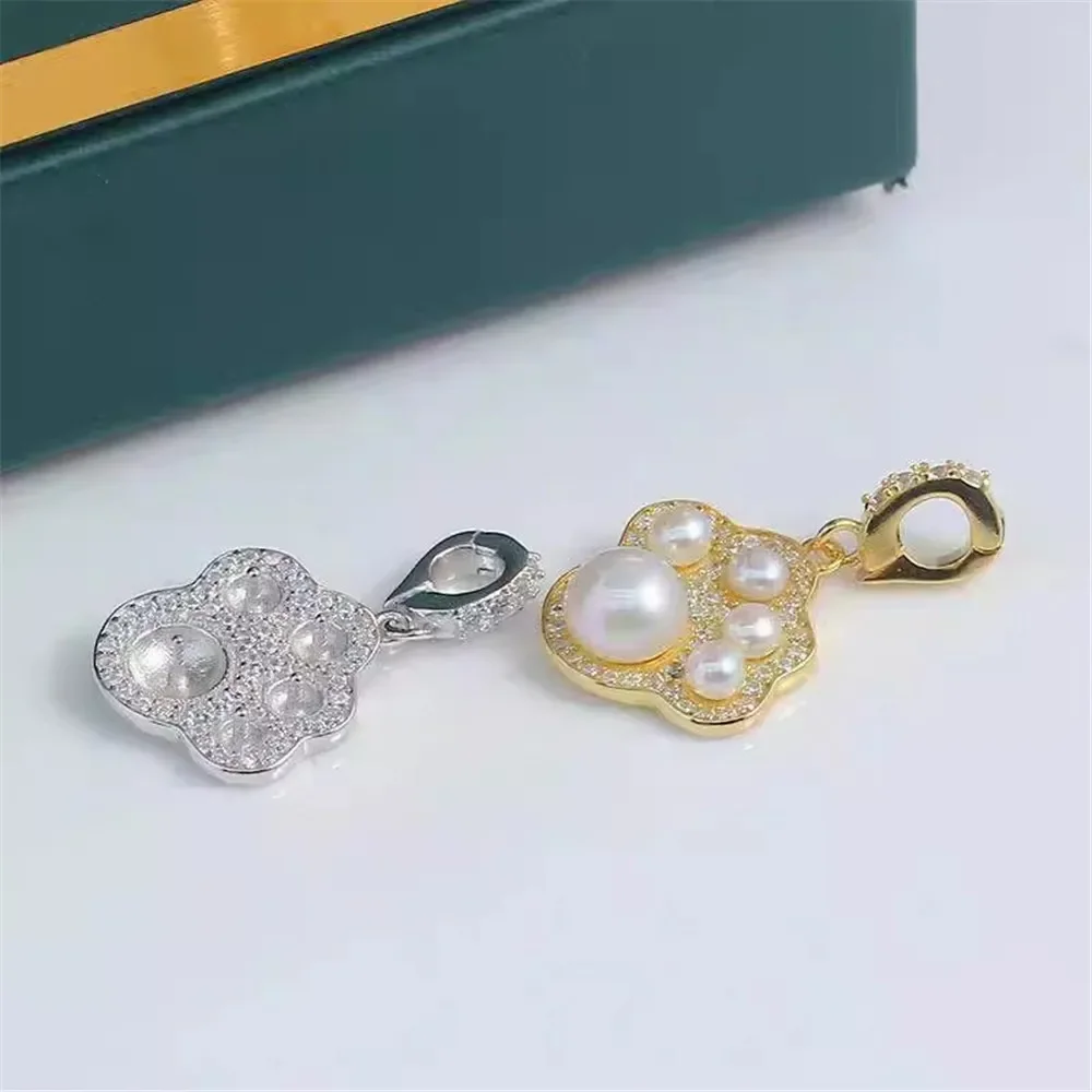 DIY Gold-Plated Pearl Pendant Setting, Handmade Jewelry Crafting Accessories Jewelry Findings No Pearl No Chain