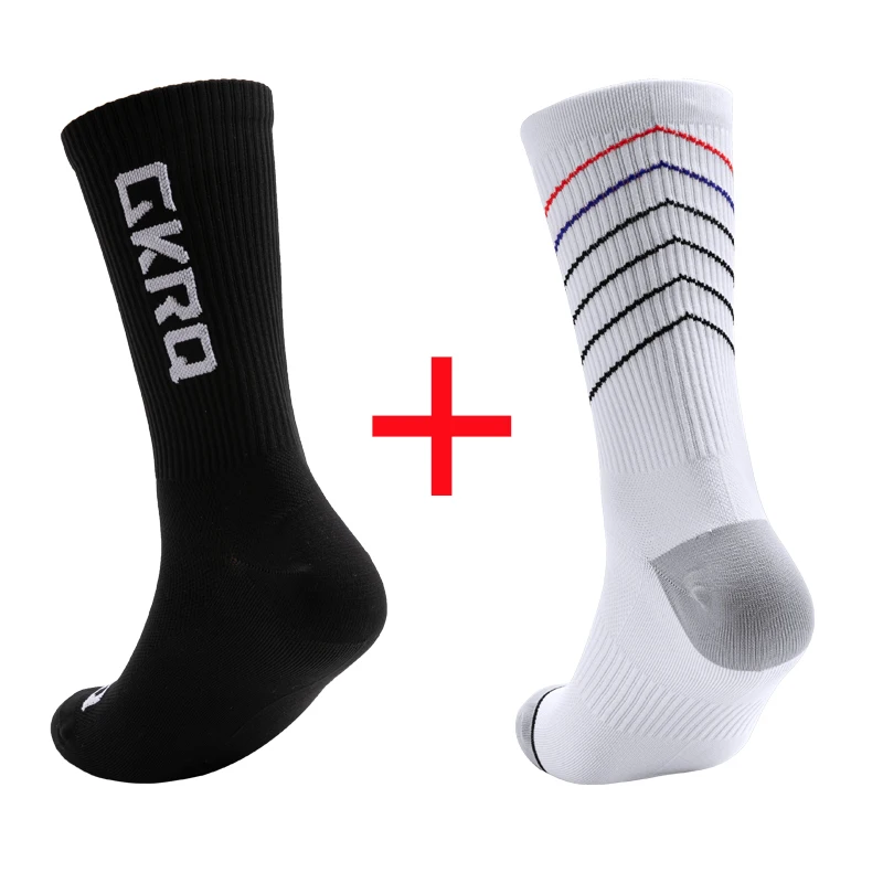 2 pairs New cycling socks High Quality compression socks men and women soccer socks basketball Outdoor Running Professional