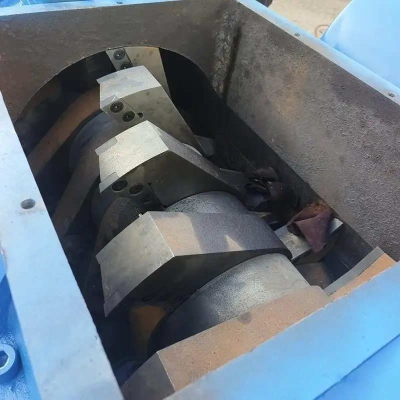 Spiral Shredder Machine for Plastic, Rubber, Film, Woven Bags, Industrial Waste Recycling Grinder - view 3