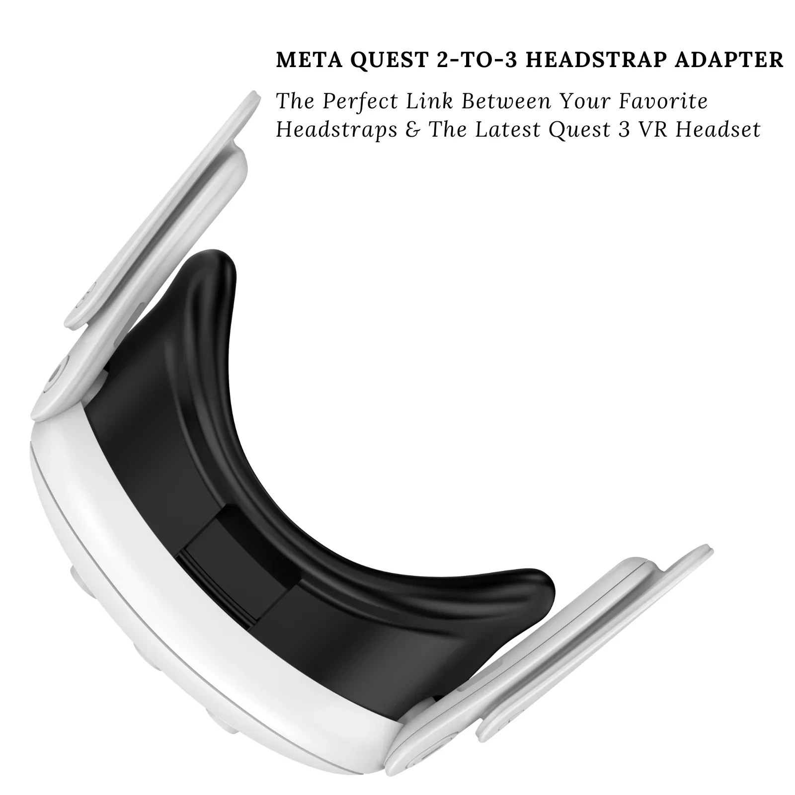 Strap Adapter for Meta Quest 2, Correias em Quest 3, Universal Head Strap Adapters, Bridge Your Quest 2 e 3 Headstraps com facilidade