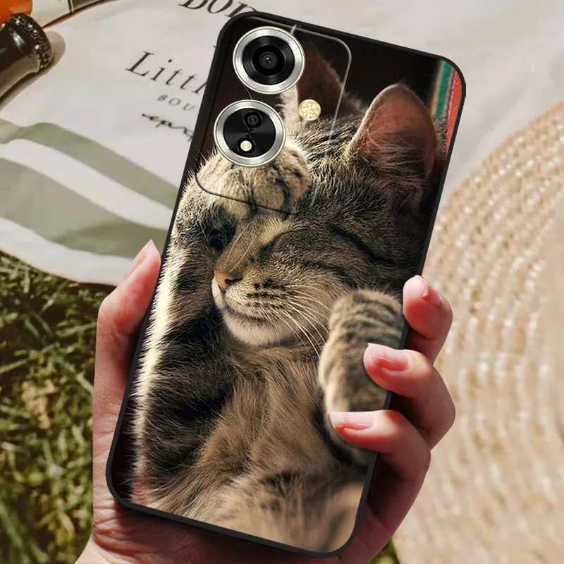 Case For Oppo A79 Cover Silicone Wolf Lion Cat TPU Soft Bumper for Oppo A79 5G Animal OppoA79 A 79 CPH2553 Protective Bags