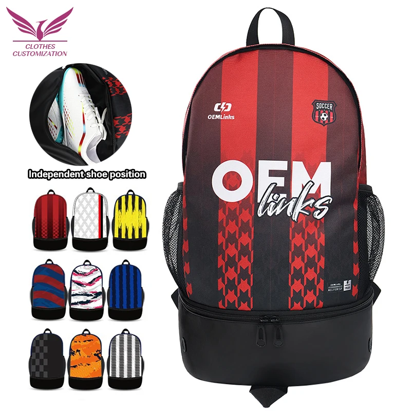 Custom Basketball Backpack Large Sports Bag football club backpack personality customization Print name soccer Training Package