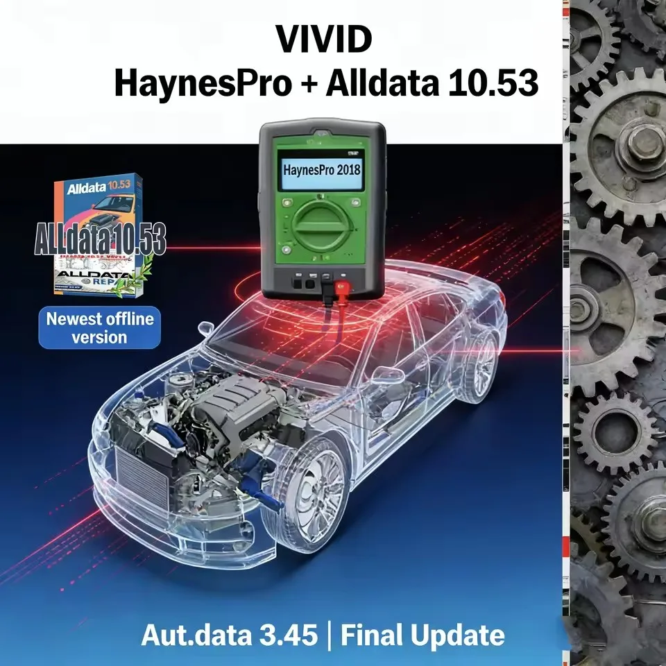 

Новейшая комбинация программ 2026 года: Easy Renault 6.1.4 + Alldata 10.53 для ремонта + Autodata 3.45 + VIVID 2018 Workshop Haynes/Pro Français