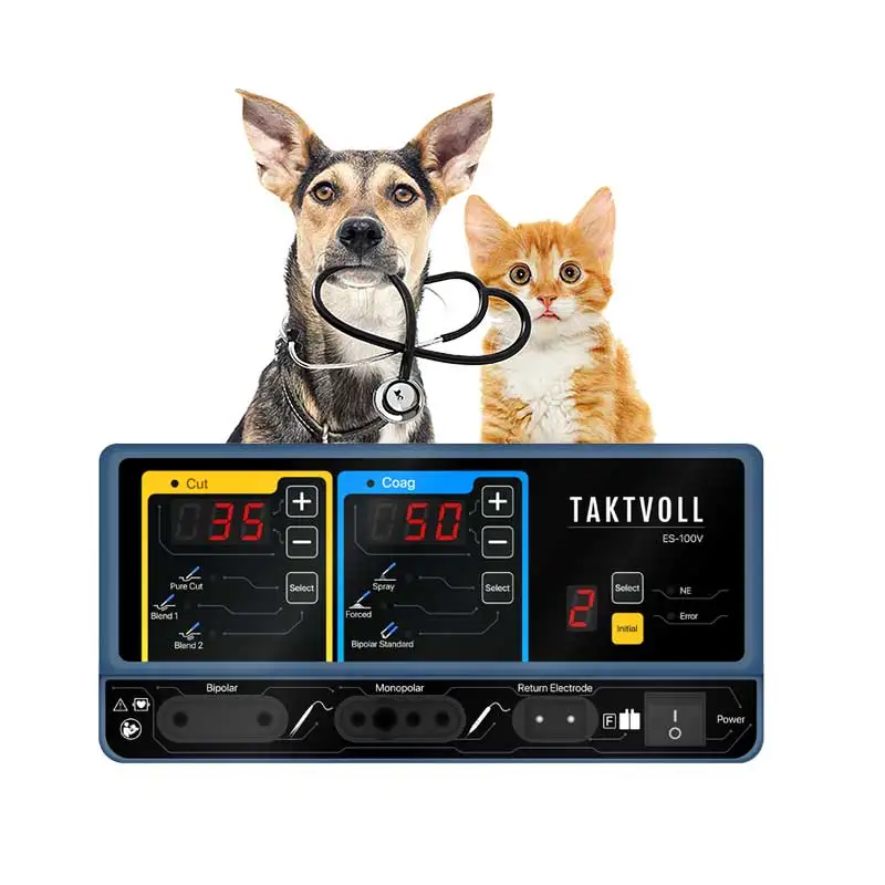 ES-100V High-frequency Electrosurgical Unit for Animal Anesthesia, and ESU 100W Cutting and Coagulation Unit