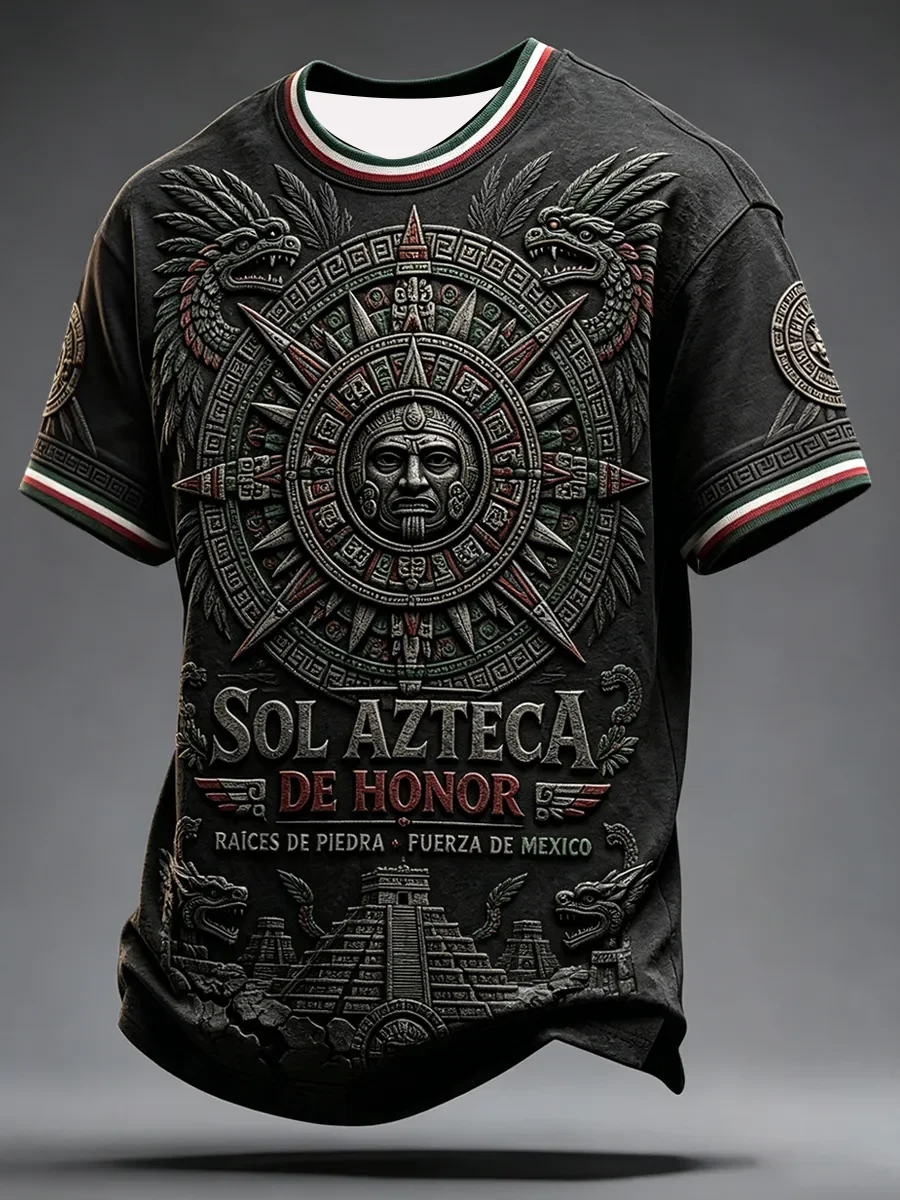 2026 Edition Mexican Football Training T-Shirt - 3D Digital Printing - Comfortable and Breathable - Family-Personalized Clothing