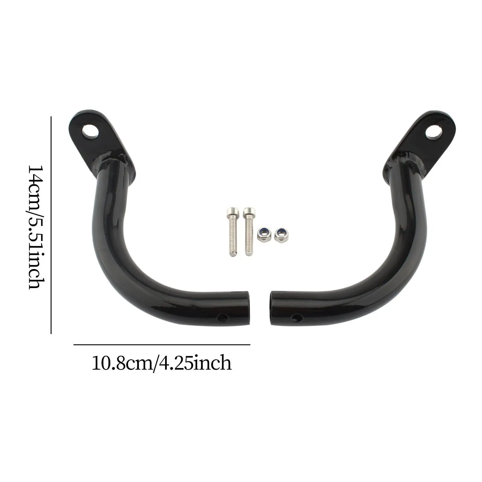 

2Pcs Saddle Bag Guard Support Bracket Spare Parts for Touring 93-13 Simple Installation Lightweight Sturdy