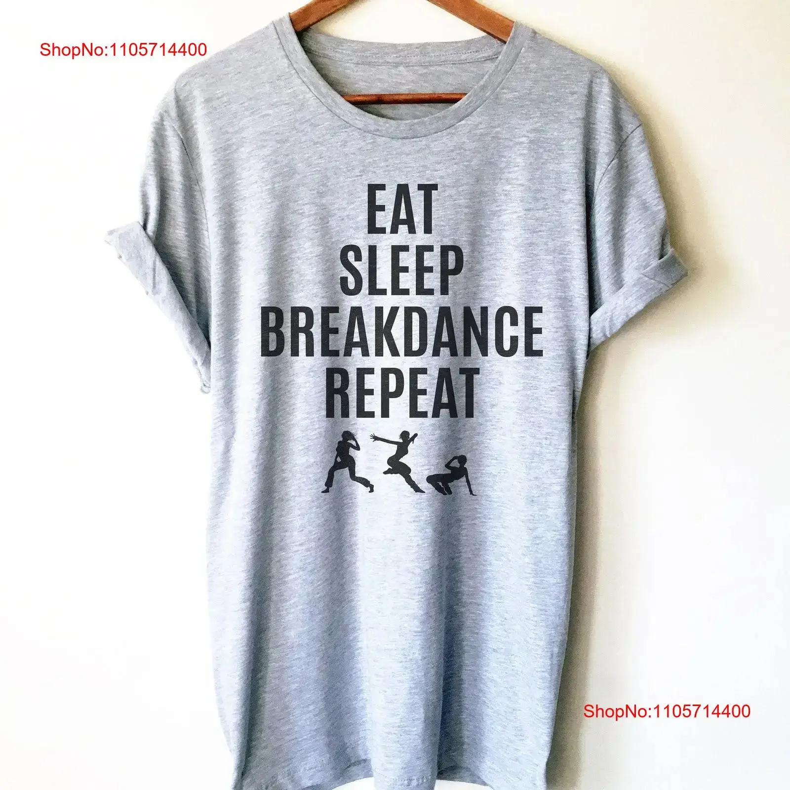 Breakdancing T Shirt Break Dancer Breakdancer Dancing Eat Sleep Breakdance Repeat vintage Washed fashion Versatile streetwear